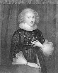 Mary Sidney, condessa de Pembroke, gravada por WJFry